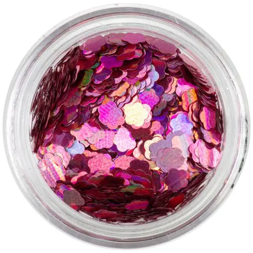 Floare roz - hologramă