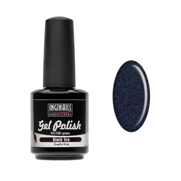 Ojă permanentă Inginails Professional – Black Tea 15 ml