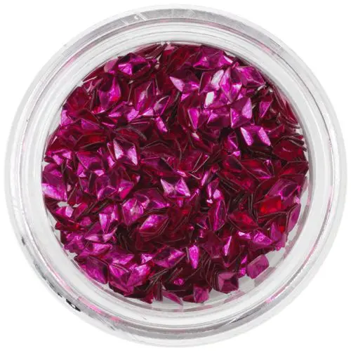 Decoraţiuni - ştrasuri 3D, roz închis