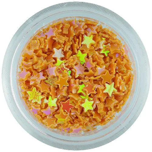 Stele nail art - portocalii