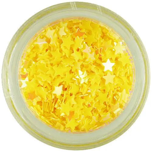 Stele nail art - galbene