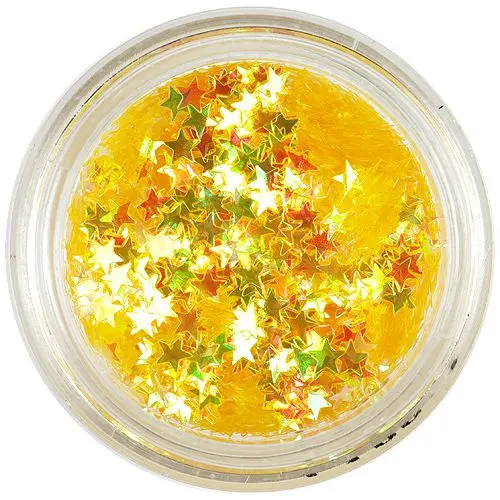 Stele nail art galbene