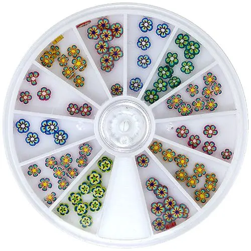 Decorațiuni Fimo în formă de floare - set