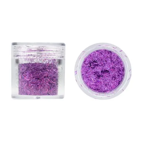 Decoraţiuni nail art - mov închis cu hologramă 10g