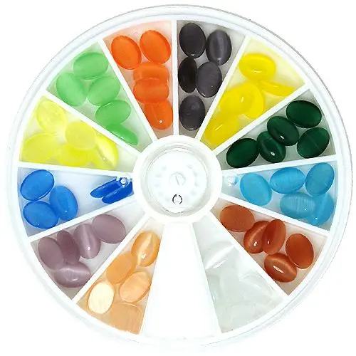 Set de strasuri decorative - formă eliptică