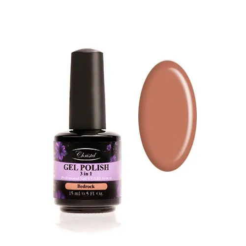 Christel Lac de unghii 3 în 1 - Bedrock 15 ml