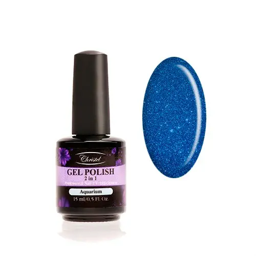 Christel Gel Soak off, 2 în 1 - Aquarium 15 ml