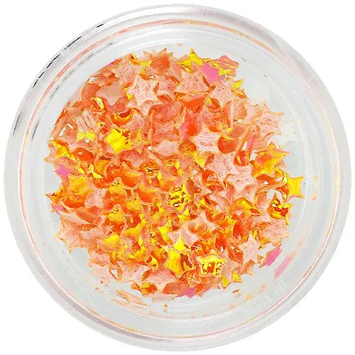 Stele din material - portocaliu opalescent