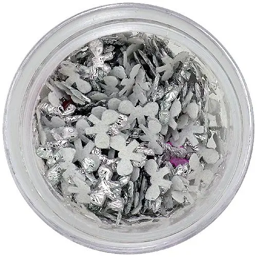 Fundițe argintii din material