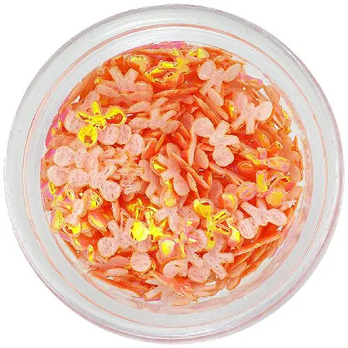 Fundițe portocalii din material