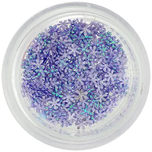 Flori din material – mov deschis, mici