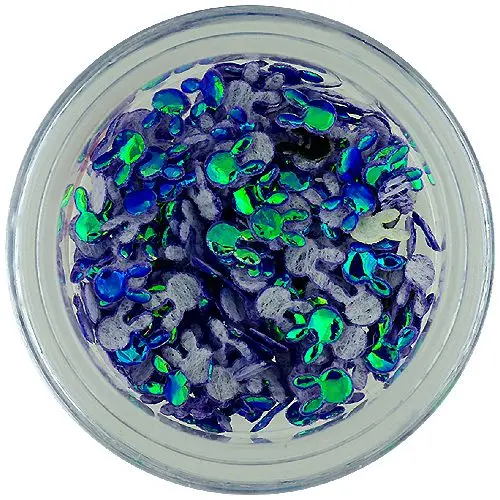 Iepure din material - mov