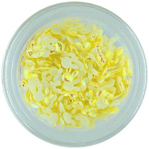 Iepure din material - galben