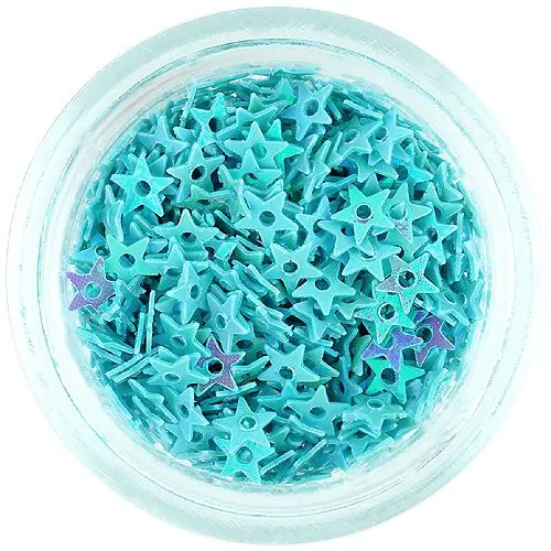 Stele turcoaz, cu gaură în mijloc