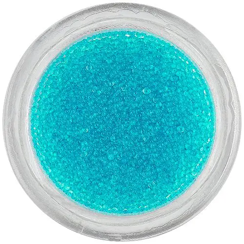 Perle decorative - albastru azur, 0,5mm