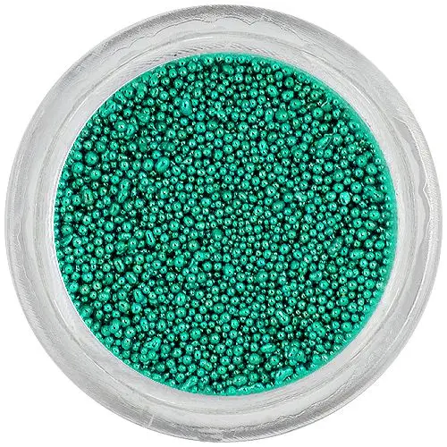 Perle decorative 0,5mm - azur verzui