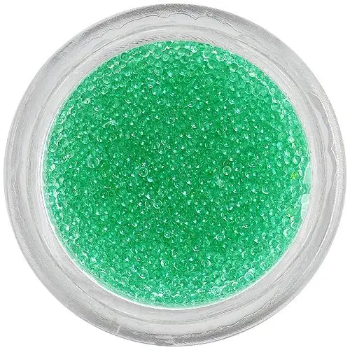 Perle decorative - verde mentă, 0,5mm