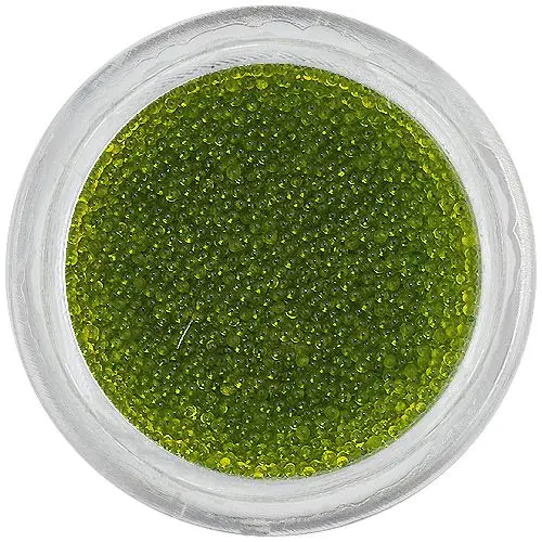 Perle pentru unghii 0,5mm - oliv închis