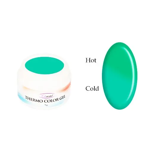 Gel termic color - VERDE DESCHIS/TURCOAZ OXID, 5g