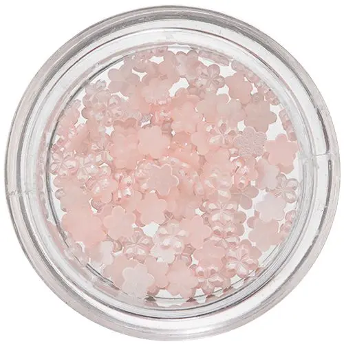 Flori mici perlate decorative - roz deschis