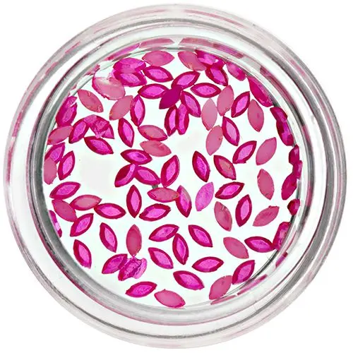 Ovale perlate pentru unghii - ciclam