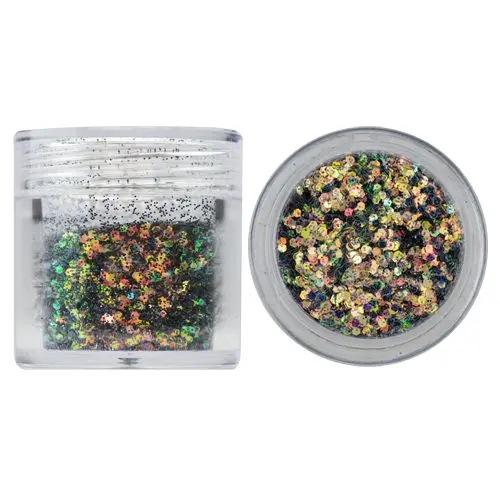 Hexagoane în pulbere de sclipici, 1mm - verde închis, 10g