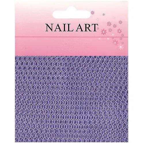 Nail art – plasă mov