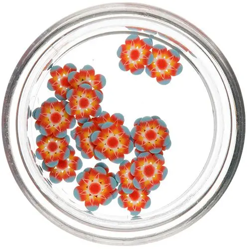 Flori tăiate - Fimo Nail Art